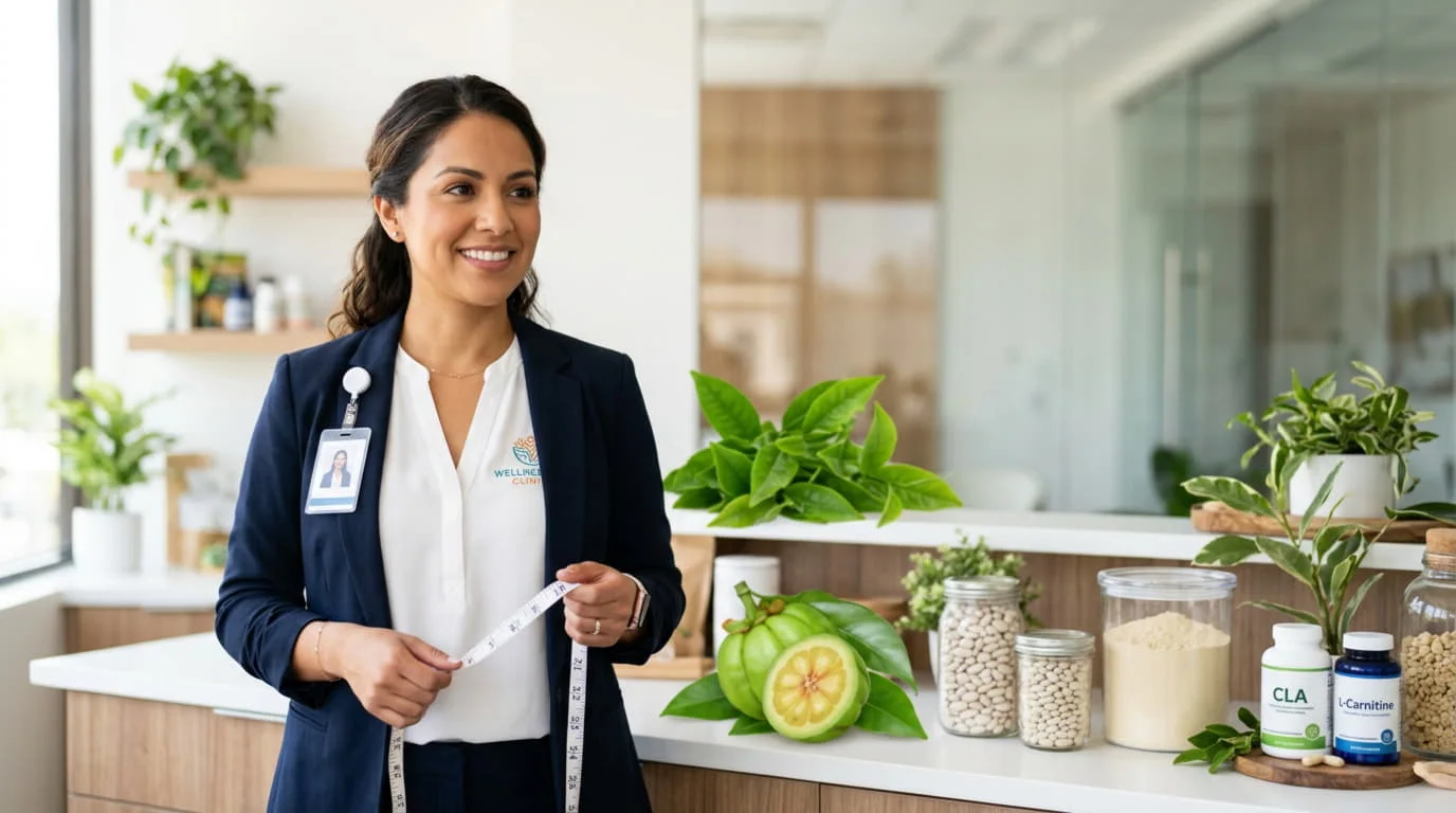 Nutricionista asesorando sobre alimentación y control de peso
