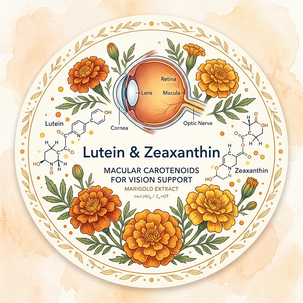 Luteína y zeaxantina, carotenoides presentes en la retina