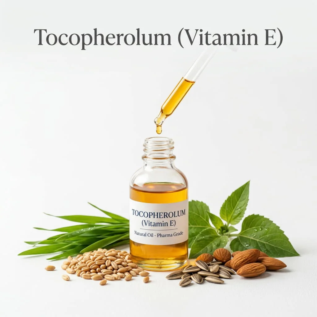 Vitamina E (tocoferol), vitamina liposoluble con propiedades antioxidantes