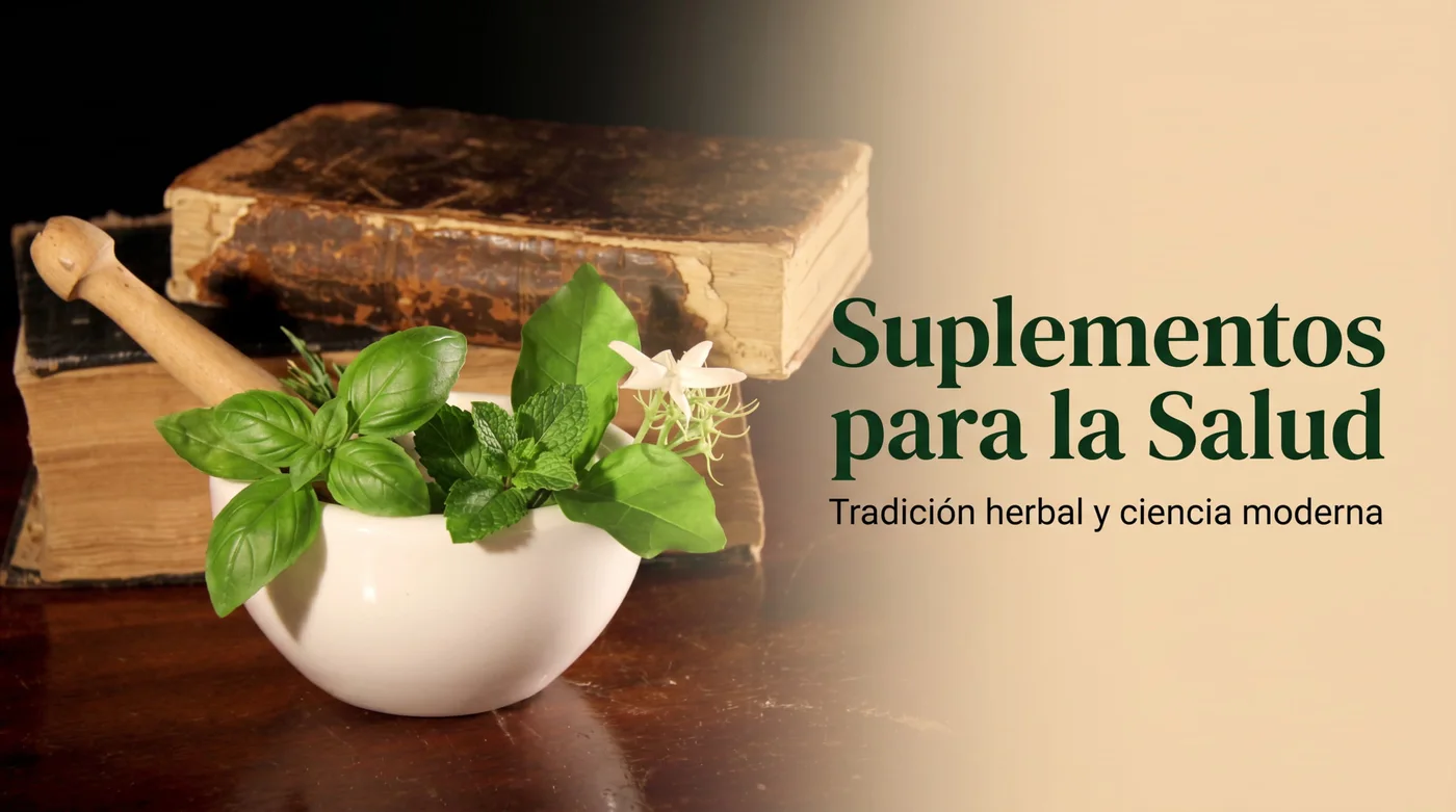 Tradición herbal y ciencia moderna en la elaboración de suplementos alimenticios