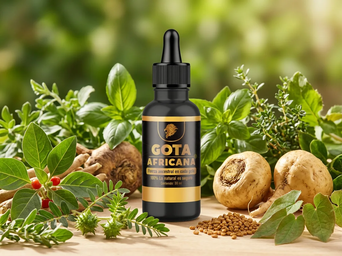 Extractos vegetales naturales de Gota Africana