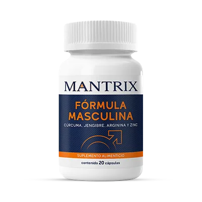 MANTRIX — envase de cápsulas para la salud prostática y masculina