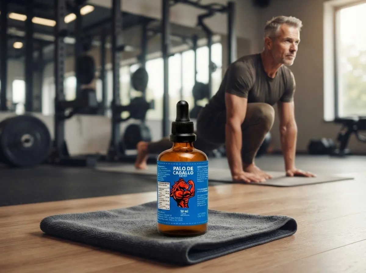 Hombre entrenando en el gimnasio, cuidando su energía y vitalidad